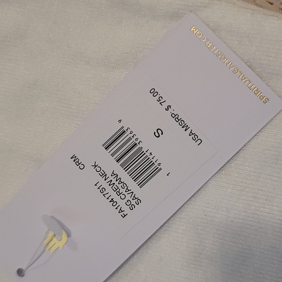 Spiritual Gangster Rainbow logos crew neck sweater savasana small - Picture 5 of 8